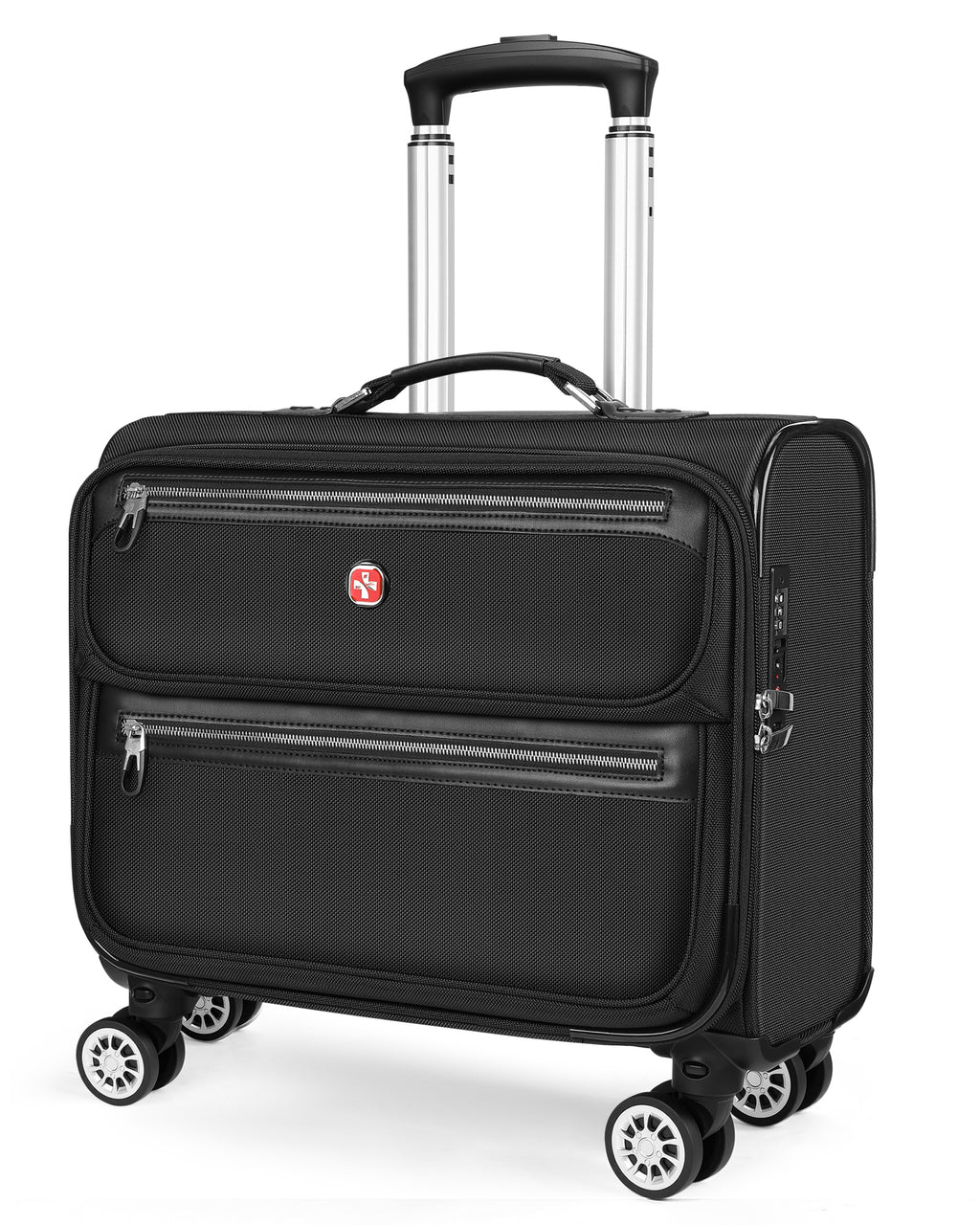 star cloud Rigid Frame Roling Laptop Bag on Wheels, Rolling Briefcase,Water Resistant Rolling Computer Bag for 18 Inch Laptop, Work Travel and Business