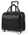 star cloud 4 wheel Rigid Frame Rolling Laptop Bag for Women