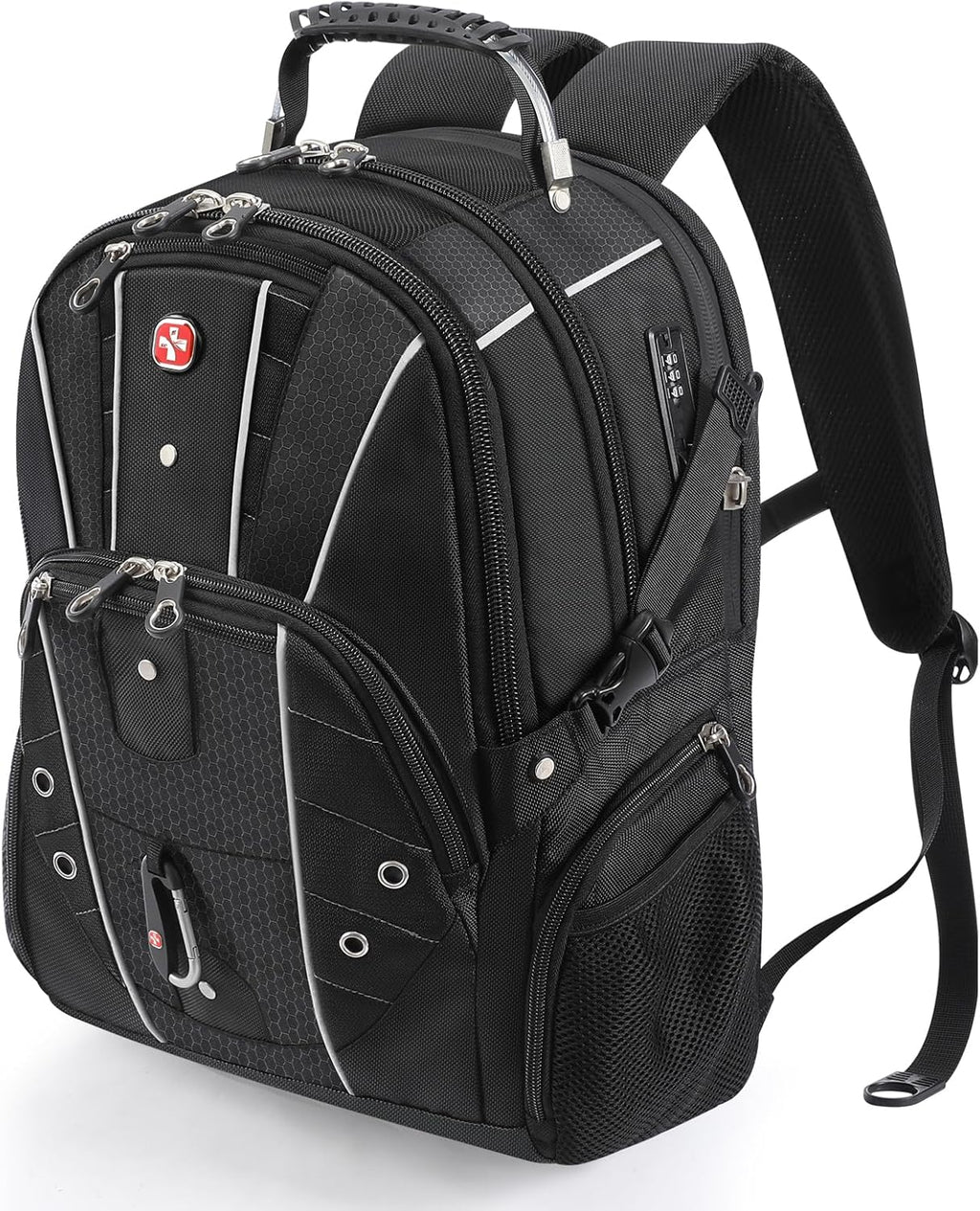 Star Cloud Business Travel Laptop Backpack 17 Inch, USB Type-C Charging Carry On Backpack with Anti-Theft Lock, Large Capacity Multi-Compartment Tech Backpack for Work, Commute & Travel