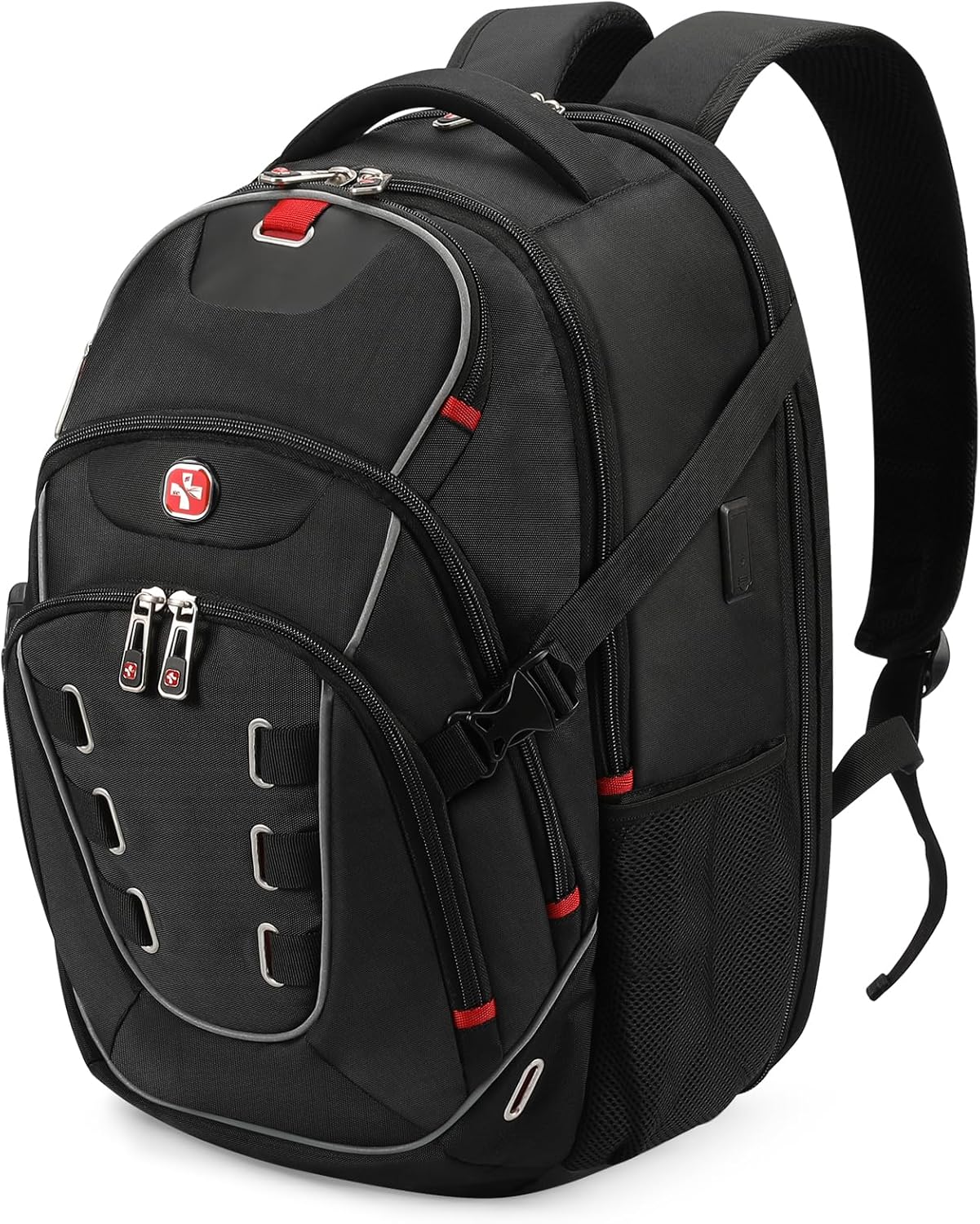 star cloud 17.3 Inch Laptop Backpack for Men, Travel Laptop Backpack with USB & Type-C Charging, TSA Friendly Carry On Business Backpack, Large Utility Tech Backpack for Work and Travel